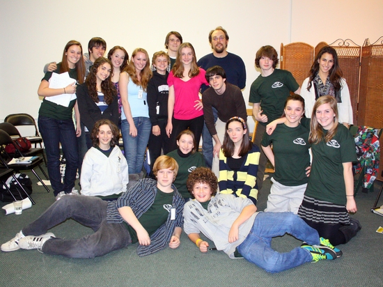 Alexander Gemignani with the students of Broadway Artists Alliance Photo